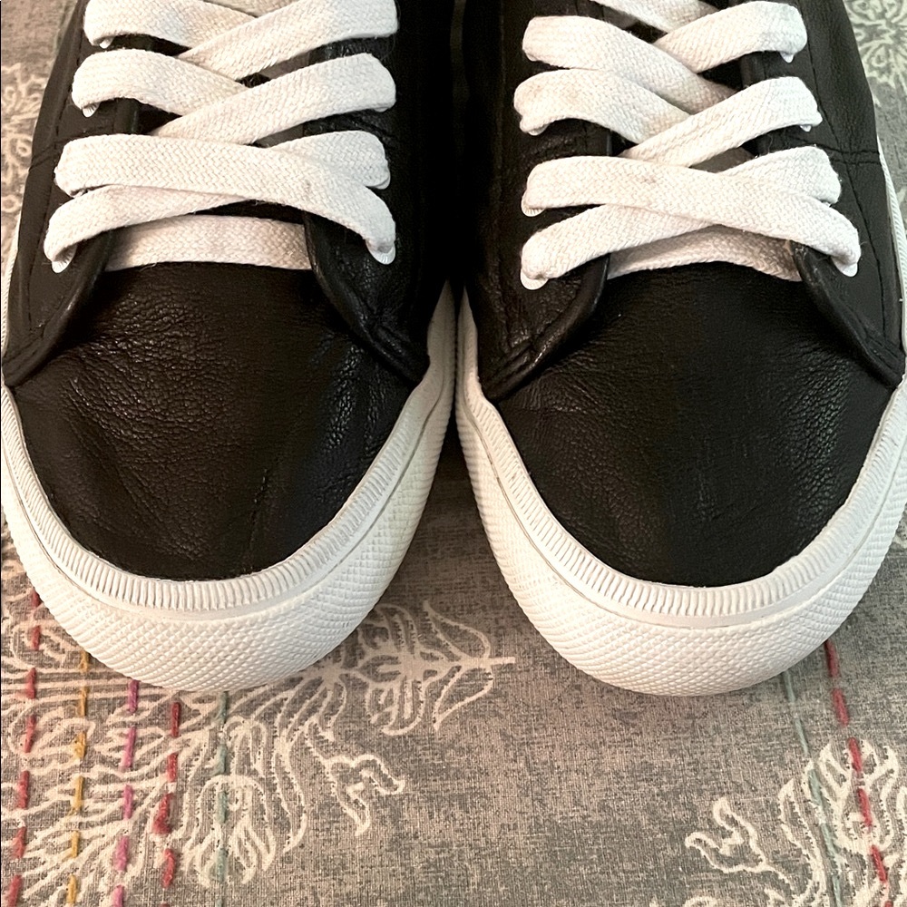 Frye 100% genuine leather Black and white lace up Sneakers - Picture 7 of 14